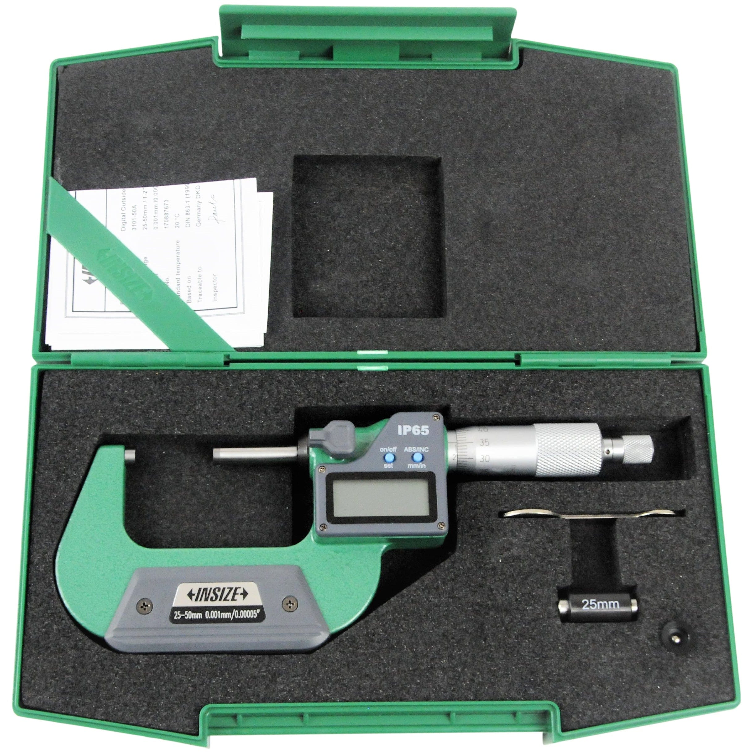 Digital Outside Micrometer 25–50mm: Precision Measurement for Modern Engineering - INSIZE Australia