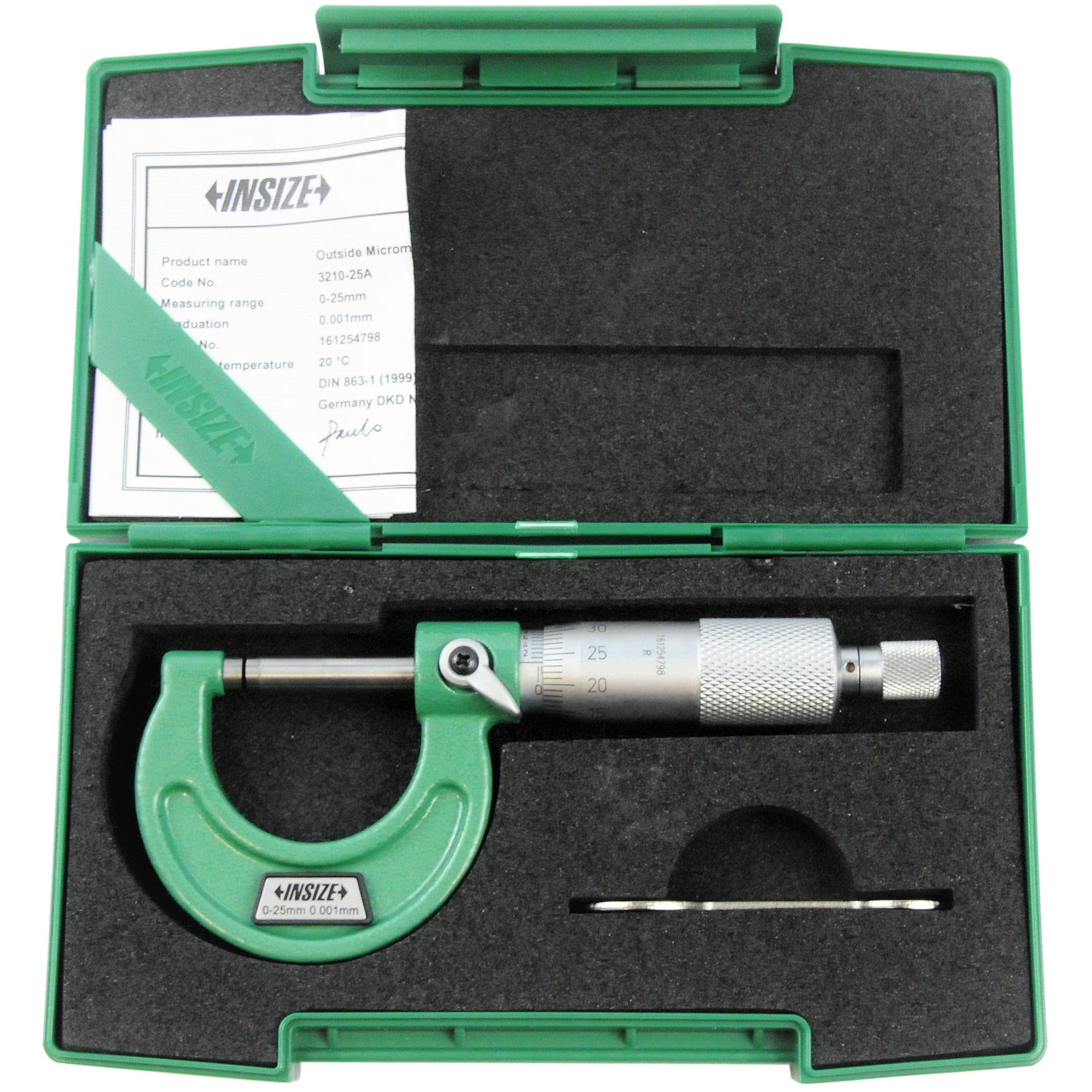 Outside Micrometer 0–25mm: Complete Guide to Precision Measurement - INSIZE Australia