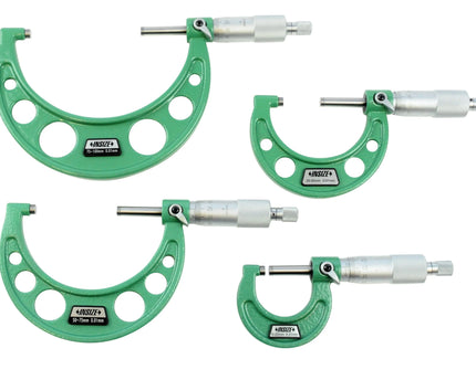 Insize Metric Outside Micrometer Set 0-300mm Range Series 3203-3012A