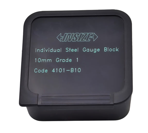 Insize Individual Steel Gauge Block 10mm Grade 1 Series 4101-B10