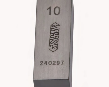 Insize Individual Steel Gauge Block 10mm Grade 1 Series 4101-B10