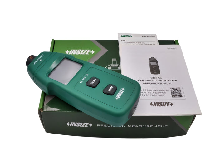 Insize Non-Contact Tachometer 2.5-99999RPM Series 9223-120