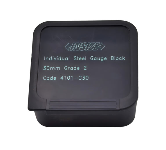 Insize Individual Steel Gauge Block 30mm Grade 2 Series 4101-C30