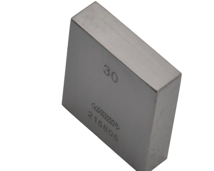 Insize Individual Steel Gauge Block 30mm Grade 2 Series 4101-C30