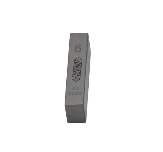 Insize Individual Steel Gauge Block 6mm Grade 2 Series 4101-C6