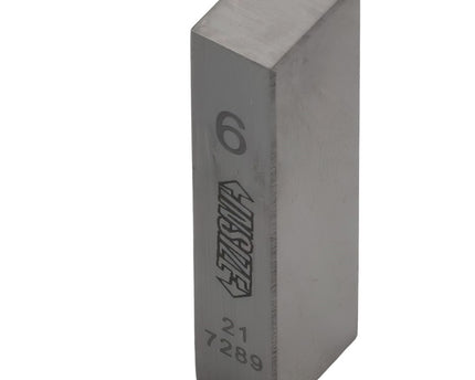 Insize Individual Steel Gauge Block 6mm Grade 2 Series 4101-C6