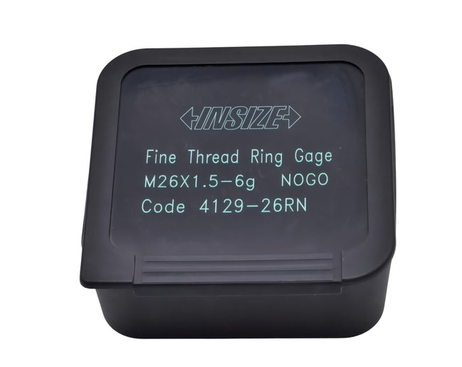 Insize Metric Fine Thread Ring Gauge NOGO M26 x 1.5 Class 6g Series 4129-26RN