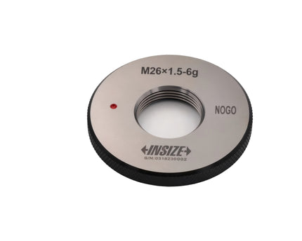 Insize Metric Fine Thread Ring Gauge NOGO M26 x 1.5 Class 6g Series 4129-26RN