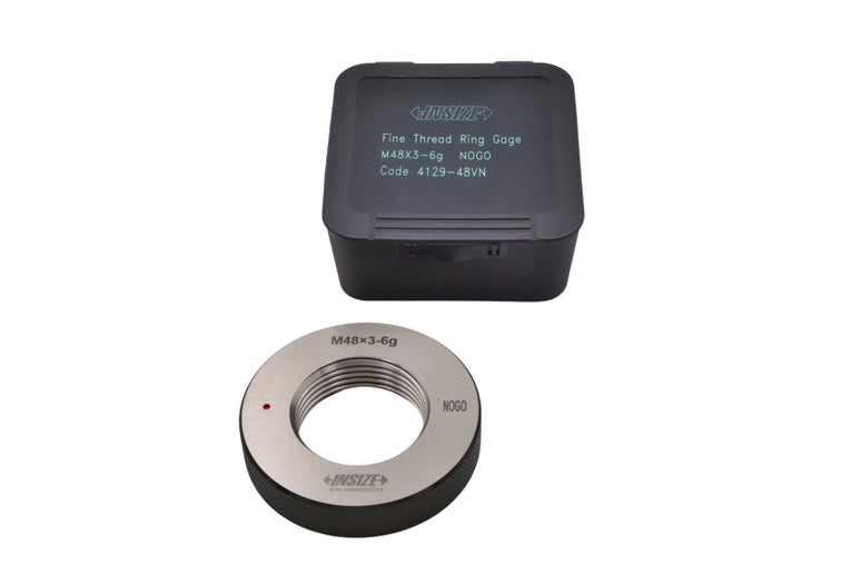 Insize Metric Fine Thread Ring Gauge NOGO M48 x 3 Class 6g Series 4129-48VN
