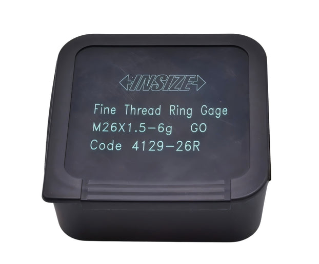 Insize Metric Fine Thread Ring Gauge GO M26 x 1.5 Class 6g Series 4129-26R