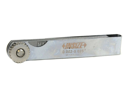 INSIZE MEASURING EQUIPMENT Insize Feeler Gauge Set 0.002"–0.025" Range Series 4614-15
