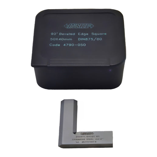 INSIZE MEASURING EQUIPMENT Insiz Beveled Edge Square 50×40 mm Grade 00 Series 4790-050