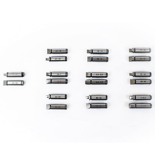 INSIZE Measuring Equipment Insize 10 Pairs Whitworth 55° Measuring Tip Set Series 7381-T2S