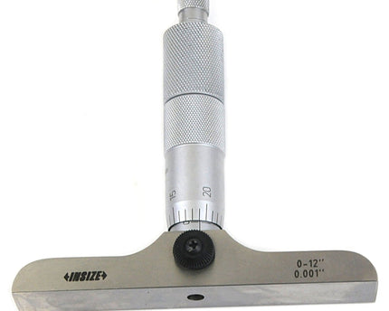 INSIZE Measuring Equipment Insize 12pc Imperial Depth Micrometer 0-12" Range Series 3241-12