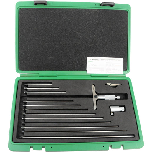 INSIZE Measuring Equipment Insize 12pc Metric Depth Micrometer 0-300mm Range Series 3241-300