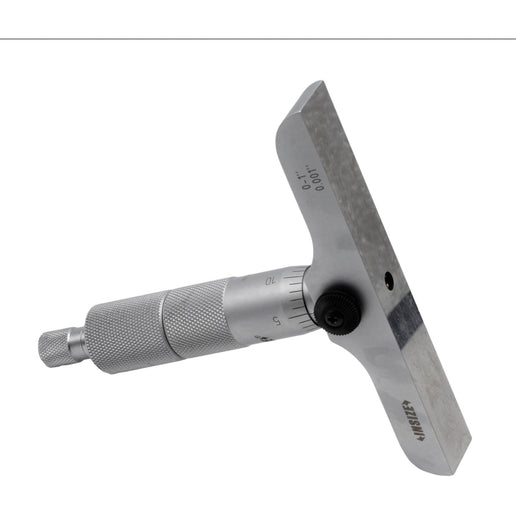 INSIZE Measuring Equipment Insize 1pc Imperial Depth Micrometer 0-1" Range Series 3241-1