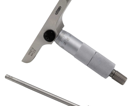 INSIZE Measuring Equipment Insize 1pc Metric Depth Micrometer 0-25mm Range Series 3241-25