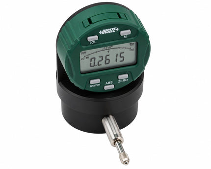 Insize 2118-10E Back Plunger Type Digital Indicator Flat Back 0.5" - INSIZE Australia
