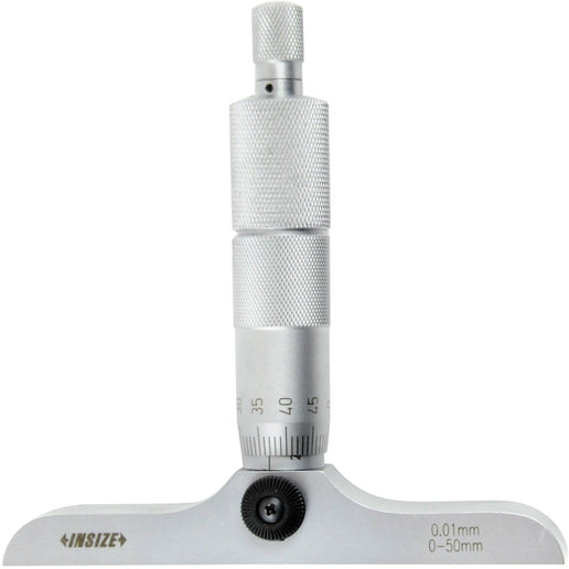 INSIZE Measuring Equipment Insize 2pc Metric Depth Micrometer 0-50mm Range Series 3241-50