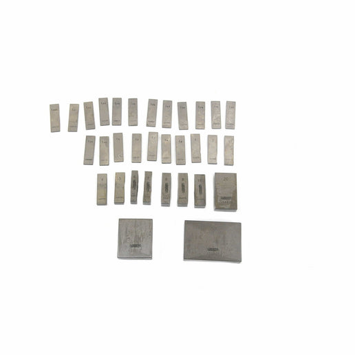 INSIZE Measuring Equipment Insize 32 Piece Steel Gauge Block Set Series 4100-132 Grade 1