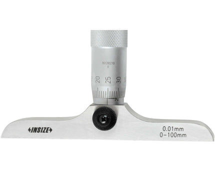 INSIZE Measuring Equipment Insize 4pc Metric Depth Micrometer 0-100mm Range Series 3241-100