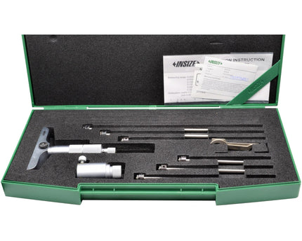 INSIZE Measuring Equipment Insize 6pc Metric Depth Micrometer 0-150mm Range Series 3241-150