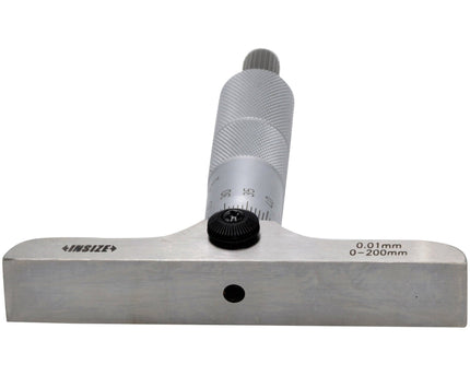 INSIZE Measuring Equipment Insize 8pc Metric Depth Micrometer 0-200mm Range Series 3241-200