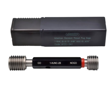 Insize American Standard Thread Plug Gauge 1-8 UNC Class 2B Series 4131-2A1 - INSIZE Australia