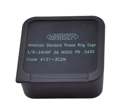 Insize American Standard Thread Ring Gauge 3/8-24 UNF Class 2A NOGO Series 4121-3C2N - INSIZE Australia
