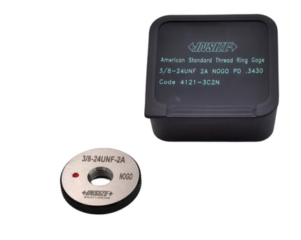 Insize American Standard Thread Ring Gauge 3/8-24 UNF Class 2A NOGO Series 4121-3C2N - INSIZE Australia