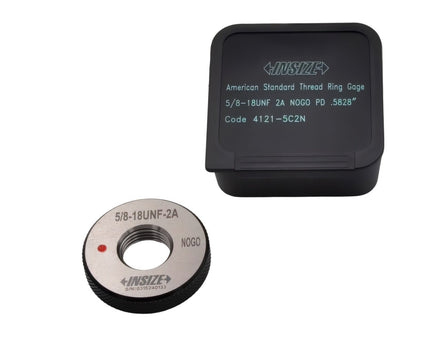 Insize American Standard Thread Ring Gauge 5/8-18 UNF Class 2A NOGO Series 4121-5C2N - INSIZE Australia