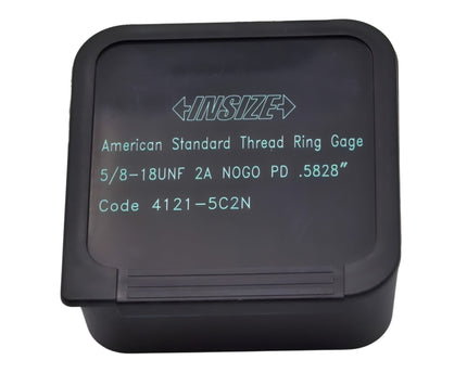 Insize American Standard Thread Ring Gauge 5/8-18 UNF Class 2A NOGO Series 4121-5C2N - INSIZE Australia