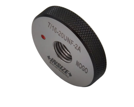 Insize American Standard Thread Ring Gauge 7/16-20 UNF Class 2A NOGO Series 4121-7D2N - INSIZE Australia