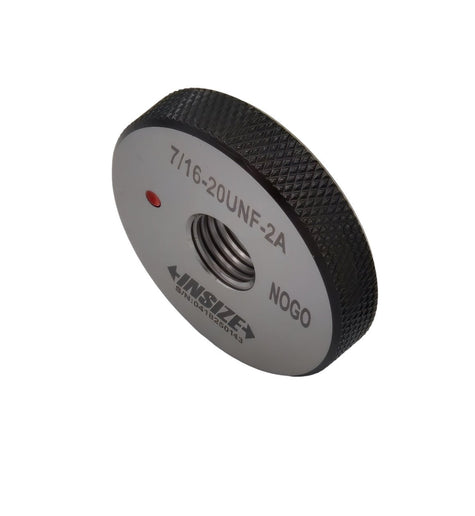 Insize American Standard Thread Ring Gauge 7/16-20 UNF Class 2A NOGO Series 4121-7D2N - INSIZE Australia