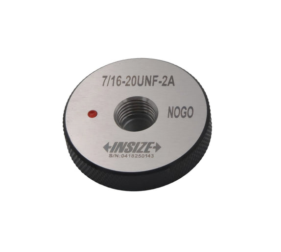 Insize American Standard Thread Ring Gauge 7/16-20 UNF Class 2A NOGO Series 4121-7D2N - INSIZE Australia