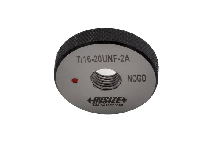 Insize American Standard Thread Ring Gauge 7/16-20 UNF Class 2A NOGO Series 4121-7D2N - INSIZE Australia