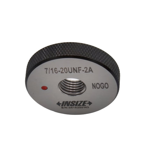 Insize American Standard Thread Ring Gauge 7/16-20 UNF Class 2A NOGO Series 4121-7D2N - INSIZE Australia