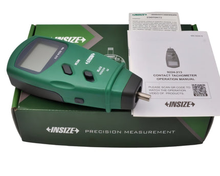 Insize Contact Tachometer Rotary Speed Line Speed Meter Series 9224-213 - INSIZE Australia