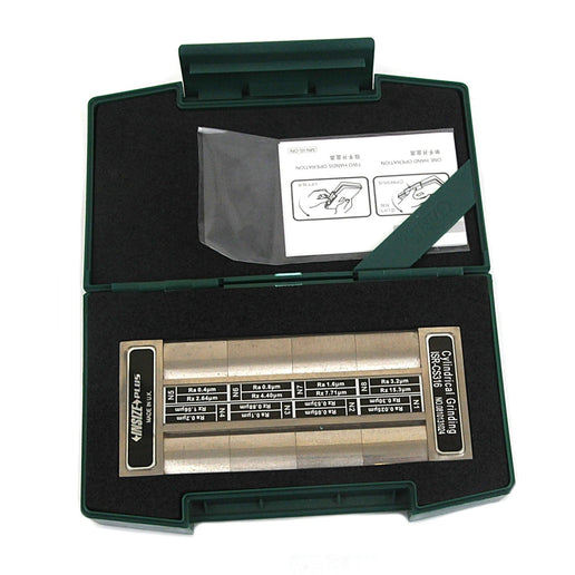 INSIZE Measuring Equipment Insize Cylindrical Grinding Surface Roughness Specimen 8 pcs Set Series ISR-CS316
