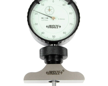 INSIZE Measuring Equipment Insize Dial Depth Gauge 0-300mm x 0.01mm Range Series 2342-201