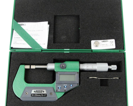 INSIZE Measuring Equipment Insize Digital Blade Micrometer 0-25mm/0-1" Range Series 3532-25A