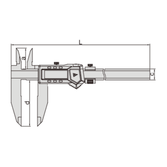 INSIZE Measuring Equipment Insize Digital Caliper  0-1000mm / 0-40" Range Series 1135-1002