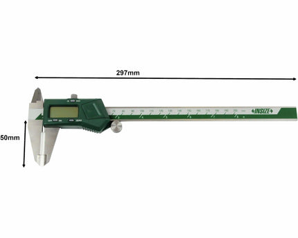 INSIZE Measuring Equipment Insize Digital Caliper With Ceramic Tipped Jaws Range Series 1193-200