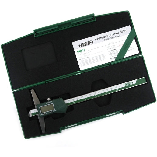 INSIZE Measuring Equipment Insize Digital Depth Gauge 0-200mm/0-8" Range Series 1141-200A