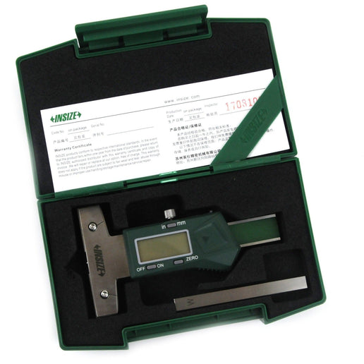 INSIZE Measuring Equipment Insize Digital Depth Gauge 0-25mm x 0.01mm Range Series 1145-25A