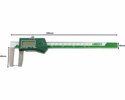 INSIZE Measuring Equipment Insize Digital Outside Point Caliper 0-150mm/0-6" Range Series 1185-150A