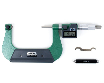 INSIZE Measuring Equipment Insize Digital Screw Thread Micrometer 75-100mm Range Series 3581-100A