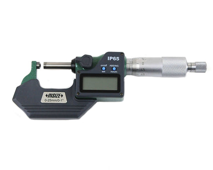 INSIZE MEASURING EQUIPMENT Insize Digital Spherical Anvil Tube Micrometer 0-25mm/0-1" Range Series 3560-25A
