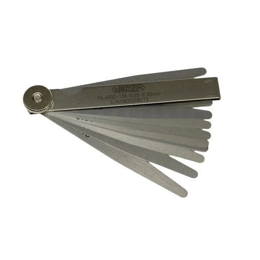 INSIZE MEASURING EQUIPMENT Insize Feeler Gauge 13pc Set 0.03-0.50mm Range Series 4602-13A