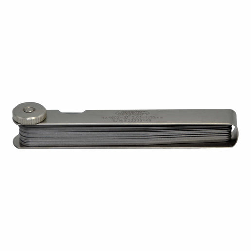 INSIZE Measuring Equipment Insize Feeler Gauge 32pc Set 0.03-1mm Range Series 4602-32